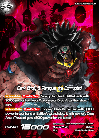 Dark Broly & Paragus, the Corrupted