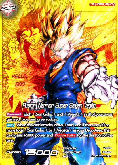 Fusion Warrior Super Saiyan Vegito