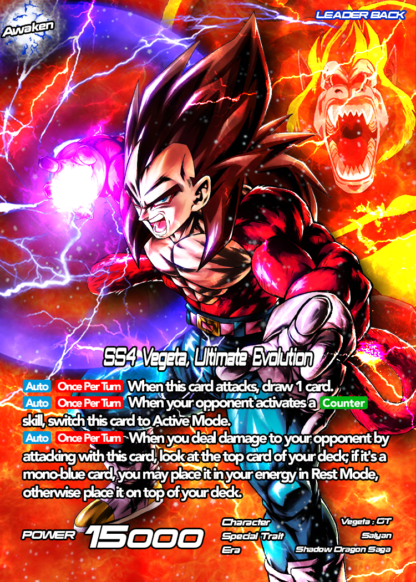 SS4 Vegeta, Ultimate Evolution