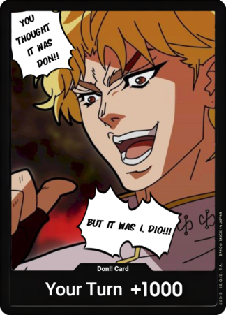 It Was I Dio! Don!! Set