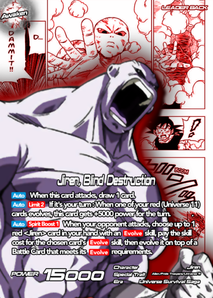 Jiren, Blind Destruction