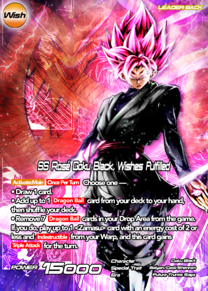 SS Rose Goku Black, Wishes Fulfilled