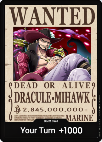 Seven Warlords Wanted Poster Don!! Set